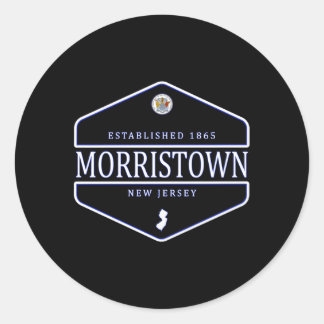 Morristown New Jersey Morristown Nj Runder Aufkleber