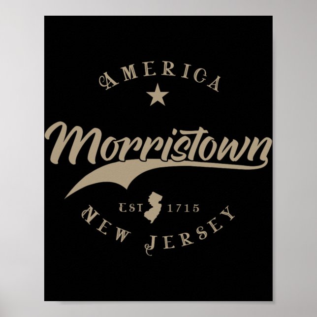 Morristown New Jersey  Poster (Vorne)