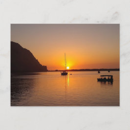 Morro Bay bei Sunset Postkarte