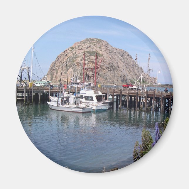 Morro Bay Erinnerungen für Ihren Kühlschrank Tür Magnet (Vorne)