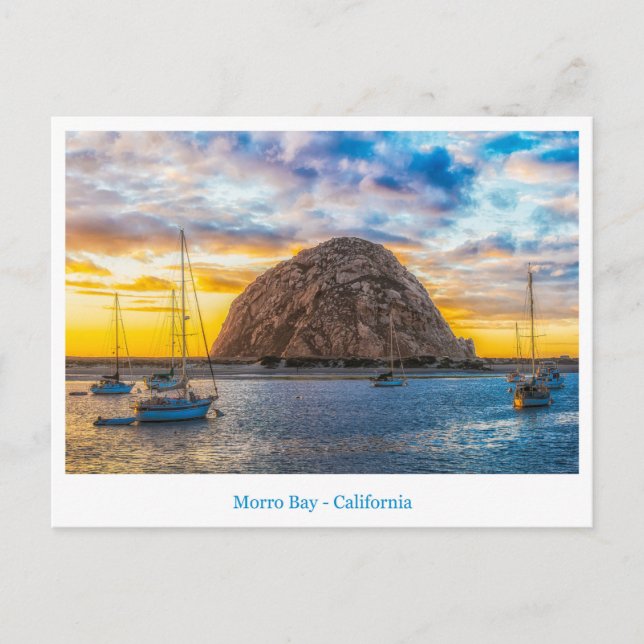 Morro Bay Postcard Postkarte (Vorderseite)