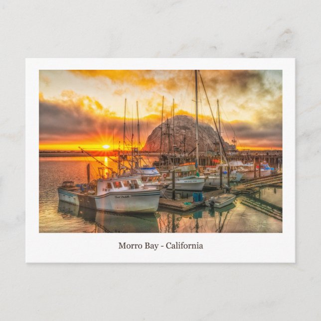 Morro Bay Postcard Postkarte (Vorderseite)