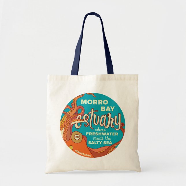 Morro Bucht-Mündungs-Kraken-Tasche mit Tragetasche (Vorne)