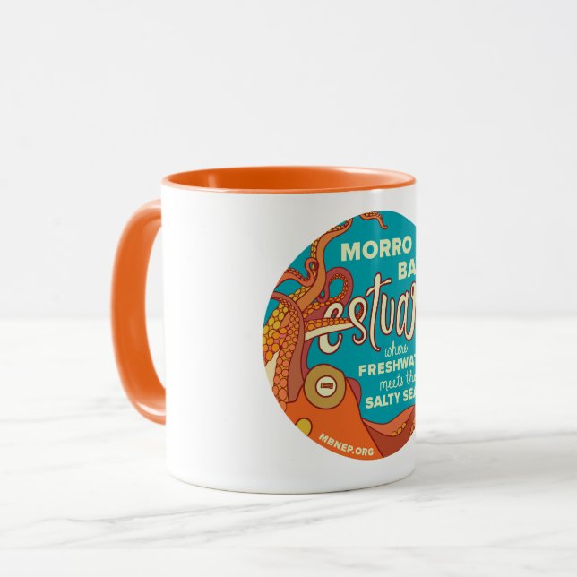 Morro Bucht-Mündungs-Kraken-Tasse Tasse (Vorderseite Links)