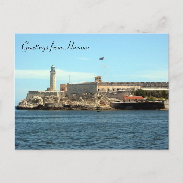 Morro Burg Grüße Postkarte (Vorderseite)