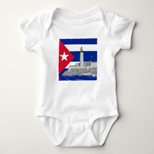 Morro Castle in Havanna Baby Strampler (Vorderseite)
