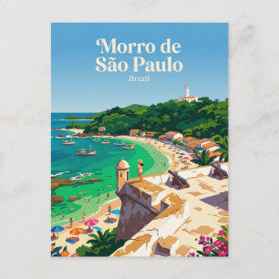 Morro de São Paulo Brasil Postkarte