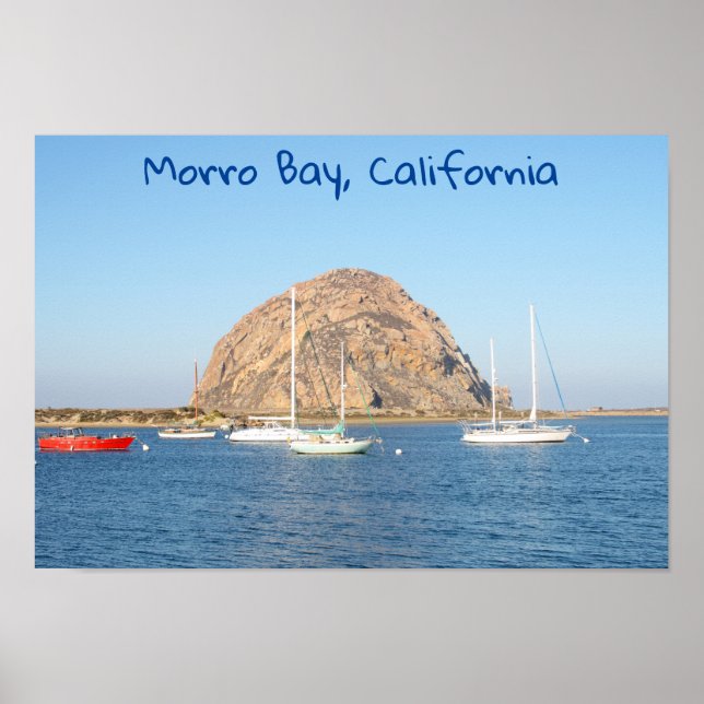 Morro Rock, Kalifornien Poster (Vorne)