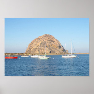 Morro Rock, Kalifornien Poster