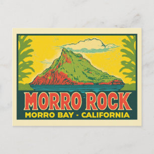 Morro Rock Morro Bay Kalifornien Postkarte