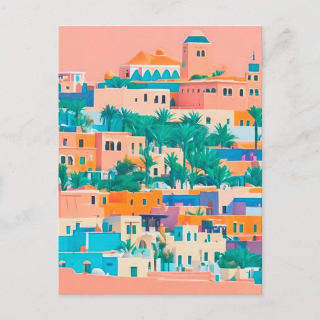 Morroco Postkarte (Vorderseite)