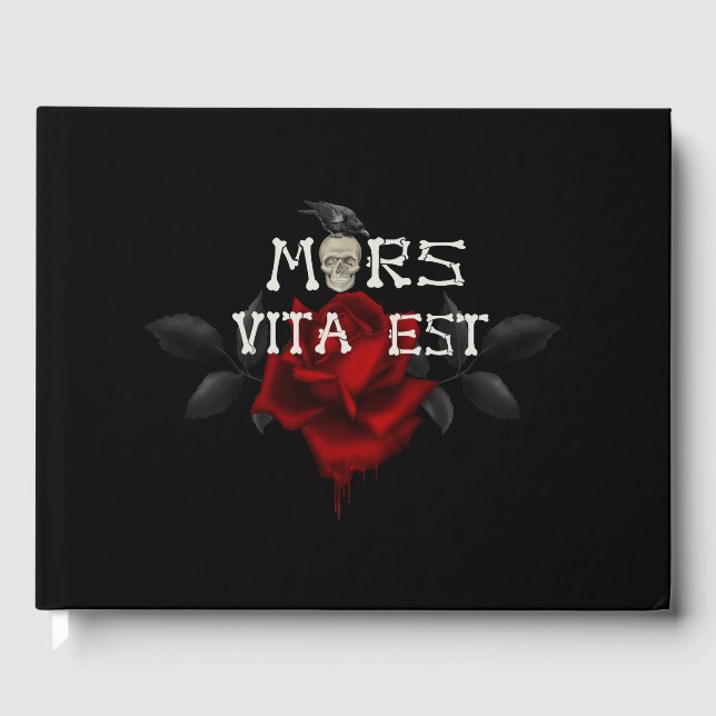 Mors Vita Est Gästebuch (Vorderseite)