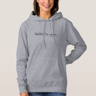 Morse Code für Miami Girl-Redewendungen. #patasuci Hoodie