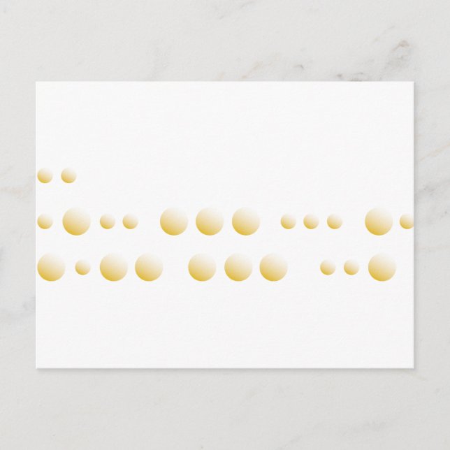 Morse Code "I Liebe You" Postkarte (Vorderseite)