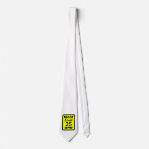 Morse Code Speed Limit Necktie Anpassen Sie es! Krawatte