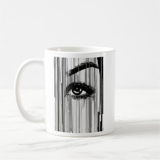 : "Morse Code Visage T-Shirt" Kaffeetasse