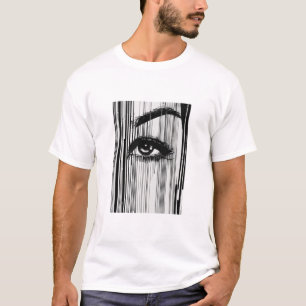 : "Morse Code Visage T-Shirt" T-Shirt