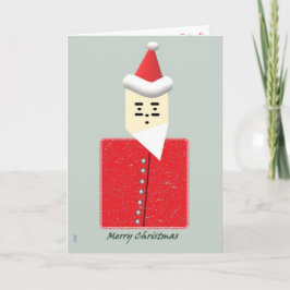 Morse Santa - 5"x7" Faltkarte für den Urlaub Feiertagskarte