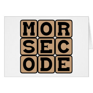Morsecode, System aus Punkten und Strichen