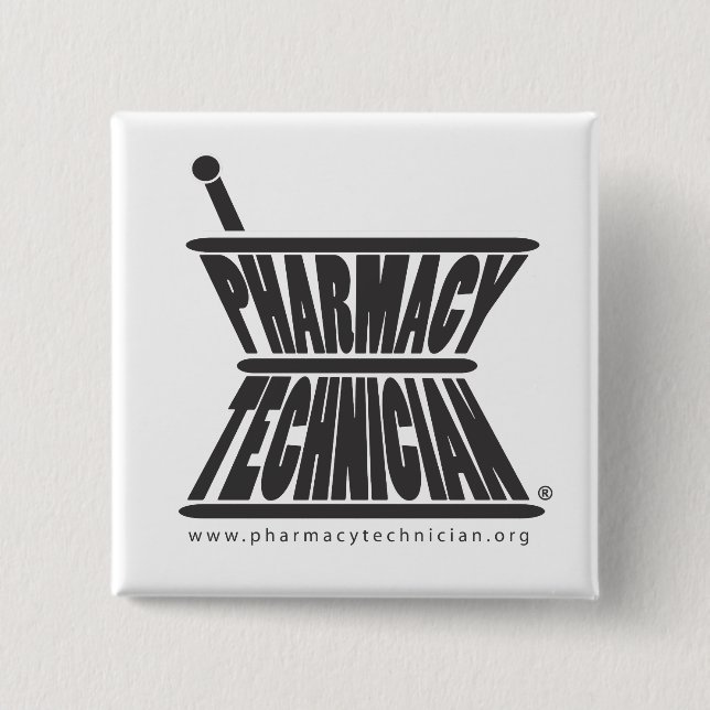 Mörser-und Stampfe-Knopf Button (Vorderseite)