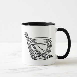 Mörser und Stampfe Tasse