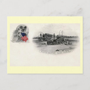 Mörserbatterie, Sandy Hook, New Jersey Vintage Postkarte
