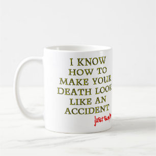 Mort accidentelle amusante Mug ou Mug Voyage
