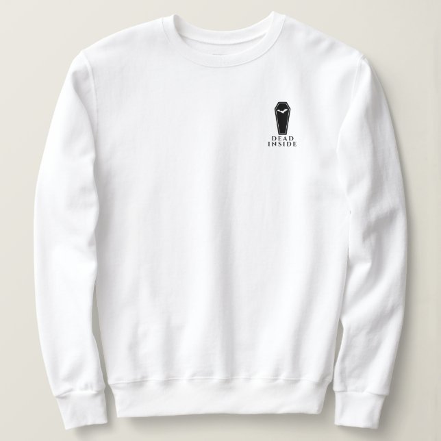 Mort dans le café Sweatshirt d'Halloween (Design devant)
