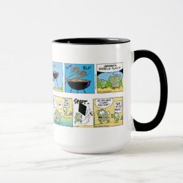 Mort u. Warze die Frosch-Cartoon-Zusammenstellung Tasse