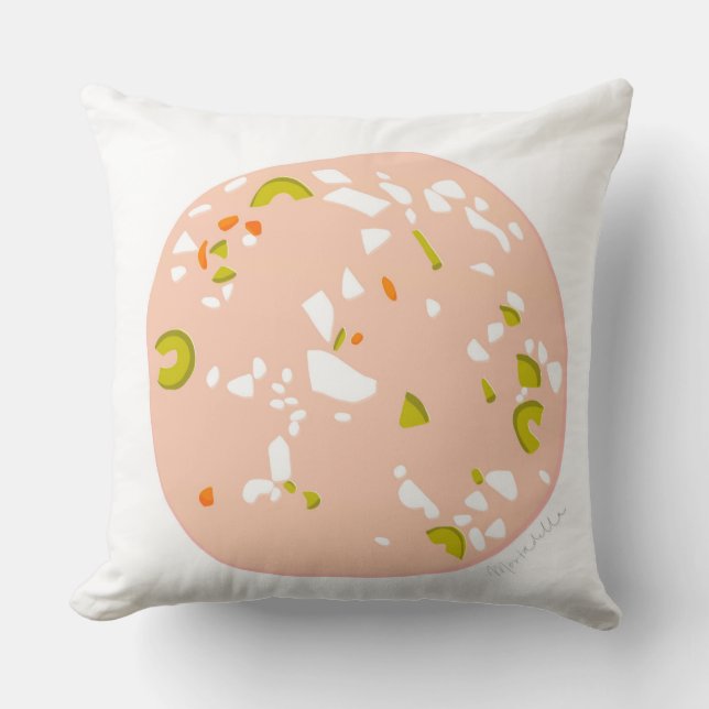 Mortadella-Wurfs-Kissen Kissen (Vorderseite)