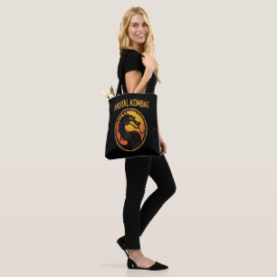 Mortal Kombat Vintage T-Shirt — Small Fit Y2K Retr Tasche