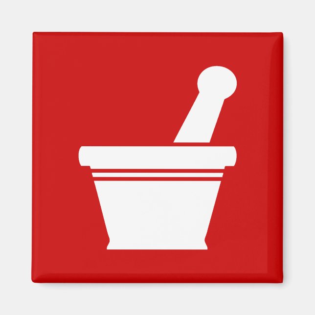 Mortar & Pestle Magnet (Vorne)