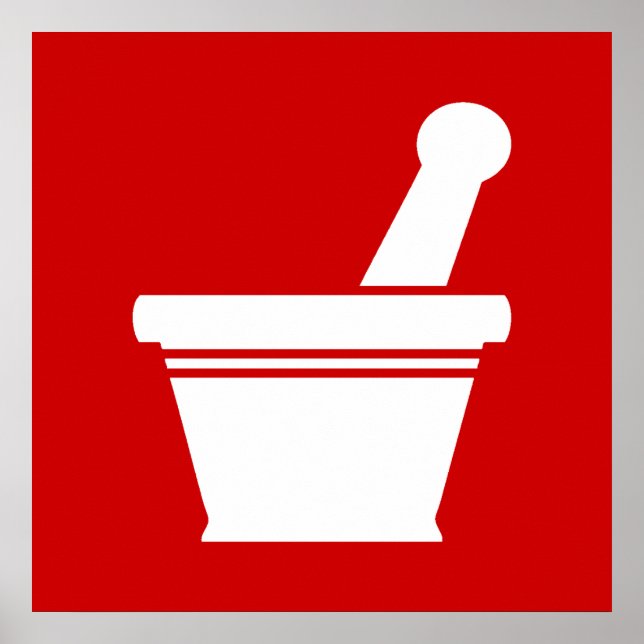Mortar & Pestle Poster (Vorne)