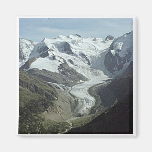 Mortaratch Glacier in der Schweiz Magnet (Vorne)