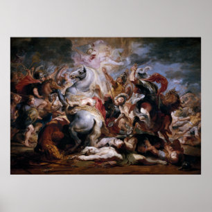 Morte di Decio Mure (Bozzetto) von Peter Paul Rube Poster