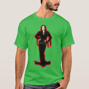 Morticia Addams lustige Familie T-Shirt