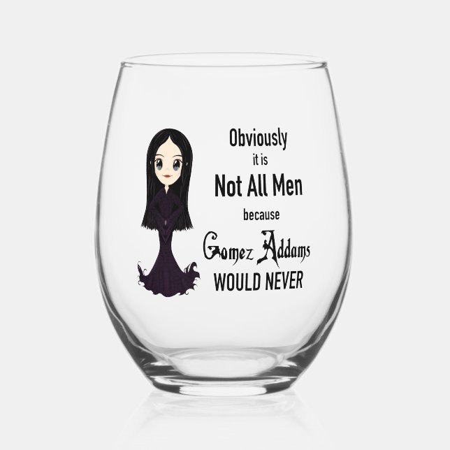Morticia Pas Tous Les Hommes Vins Verre (Recto)