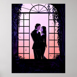 Morticia und Gomez Poster