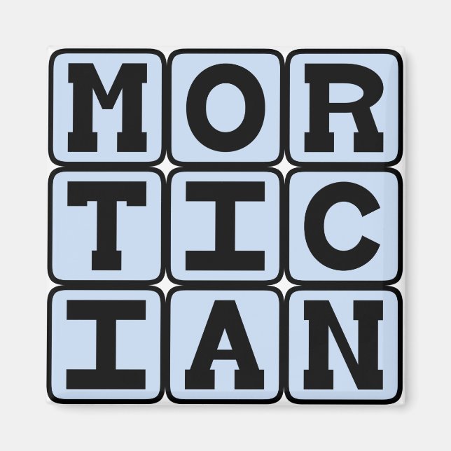 Mortician, Beerdigungsdirektor Magnet (Vorne)