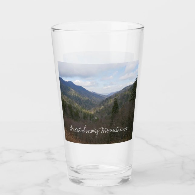 Morton Blick auf die Großen Smoky-Berge Glas (Vorderseite)