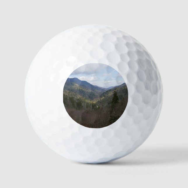 Morton Blick auf die Großen Smoky-Berge Golfball (Vorderseite)