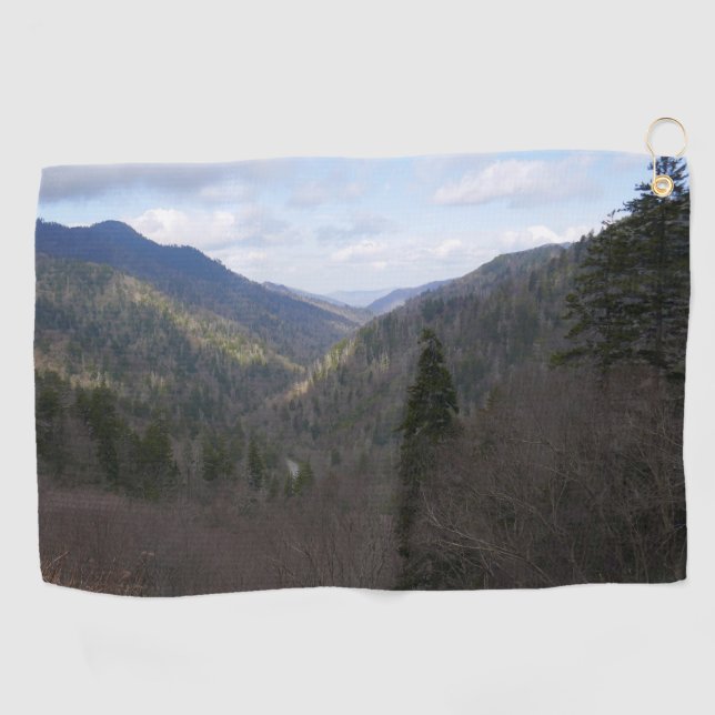 Morton Blick auf die Großen Smoky-Berge Golfhandtuch (Horizontal)