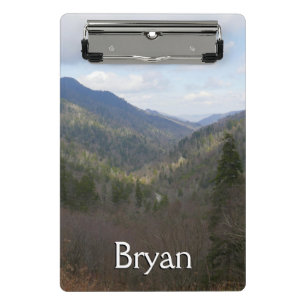 Morton Overlook in den Great Smoky Mountains Mini Klemmbrett