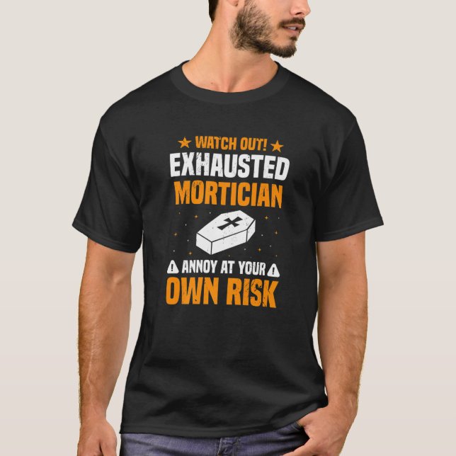 Mortuary Science Favorite Mortician Embalmer Grav T-Shirt (Vorderseite)