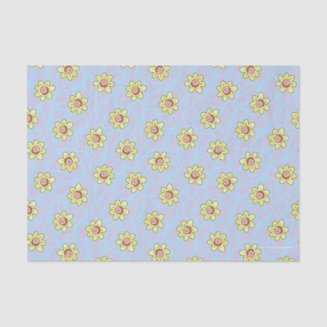 Morty Blume Pattern Seidenpapier (Vorderseite)