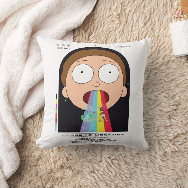 Morty Goodbye Moonmen Zitat Graphic Kissen (Decke)
