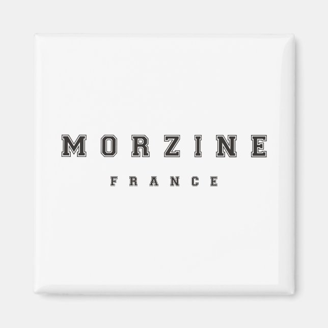 Morzine France Magnet (Vorne)