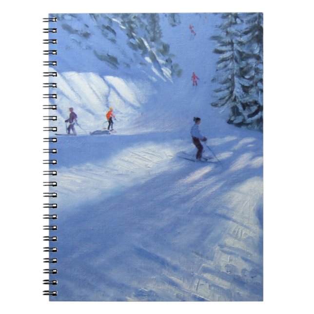 Morzine Skipiste Notizblock (Vorderseite)