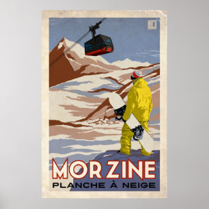 Morzine - Vintager Effekt Poster