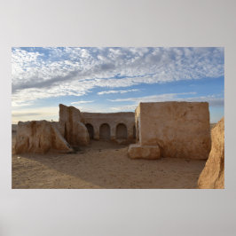 Mos Espa auf dem Planeten Tatooine Poster